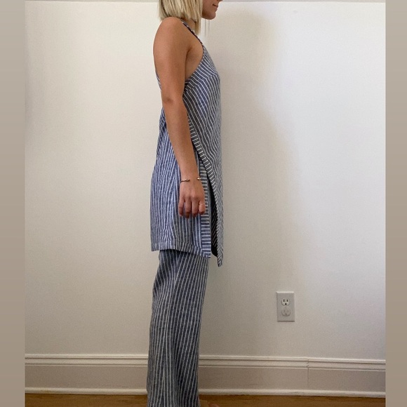 FREE PEOPLE boho pinstripe matching set - Picture 3 of 6